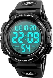[jianxiang] Kids Digital Watch Sport Outdoor Multifunctional Chronograph LED 50 M Waterproof Alarm Calendar Analog Watches for Children for 5-15 Year Old Boys Girls Wristwatch
