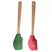 2 Pcs Butter Scraper Spatula for Baking Frosting Cream Pancake