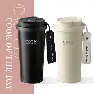 【COTD品牌代理】母親節優惠活動中！陶瓷保溫杯500ml/兩色/贈吸管/吸管刷/牛仔提袋(直飲杯/冰霸杯/隨行杯/保溫