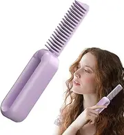 Cordless Hair Straightener Brush, Ionic Hot Comb Straightener, Portable Hairbrush, 2000mah Battery, Ideal for Theme Parties and Birthday Parties, 7.87x1.38 in