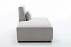 Foret 1pc Sofa Modular Extension Lounge Couch Fabric Left Seater Chaise Ottoman