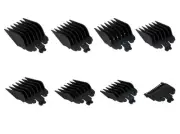 8 Pcs Professional Hair Clipper Combs Guides, Wahl Replacement Guards Set...
