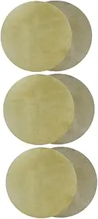 DRESSOOS 3sets Drum Genuine Goat Leather Drum Covers Easy to Use Percussion Parts Noise Reduction Sound 2pcs*3