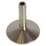 Rubber Hose Adapter | Tri Clamp 1.5 (1 1/2) inch x 3/8 Sanitary SS304