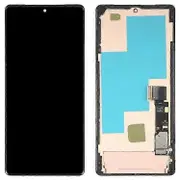Compatible For Google Pixel 7 Pro 5G GP4BC GE2AE Grade C OLED Screen and Digitizer Assembly + Frame Replacement Part (Without Logo As Shown