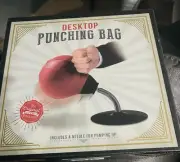 Desktop Punching Bag Stress Relief Boxing Novelty Gag White Elephant Gift NEW