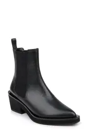 CLERGERIE Tegan Pointed Toe Boot (WomeN0 in Black Calf at Nordstrom, Size 9.5Us