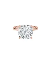 Lab Grown Diamonds 14K Rose Gold 4.01 ct. tw. Lab-Grown Diamond Ring
