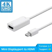 [NB-MDP-HDMI] 15cm Mini DisplayPort to HDMI Adapter Support 4K for Apple Mac/Laptop/PC