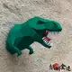 下殺-【送工具包】3D立體紙模型 霸王龍牆飾 侏羅紀恐龍牆飾壁掛 創意手工摺紙藝DIY工具材料包 3D手工紙模型 壁
