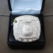 Custom Letter Money Bag Iced Out Moissanite Championship Hip Hop Ring 925 Silver