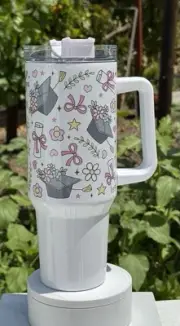 Graduation 40 Oz Graduation Tumbler with Handle