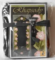 QUILT KIT - CRANE DESIGNS "RHAPSODY" WOOL APPLIQUE TABLE RUNNER" W/FABRIC - NEW