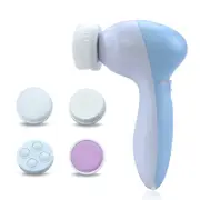 2pcs 5-in-1 Cleansing Brush Silicone Face Washing Brush Deep Clean Pore Cleansing Facial Massage Skincare Waterproof Face Washing Brush(Color random)
