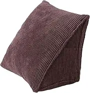 Triangle Pillow Comfortable Reading Pillow with Zip Pocket Triangle Wedge Bolster Small Back Support Pillow Cushie Pillows for Office Home Bed Sofa Coffee