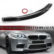 Front Bumper Chin Lip Splitter For 2012-17 2016 BMW F10 M5 R Style Gloss Black (for: BMW)