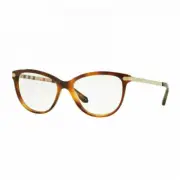 New Burberry BE2280 3316 52 Havana Gold Eyeglasses Optical Frame
