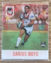 NRL 2011 Samboy Swapz Tazo ~ Darius Boyd ~ St George Illawarra Dragons ~ E13/64