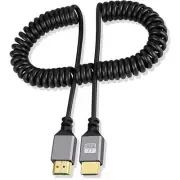 HDMI to HDMI Coiled Cable, 4K 60HZ HDMI Coiled Cable, Coiled HDMI Extender Cable