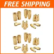 Premium 28-Piece Air Compressor Accessory Kit - Durable Brass Couplers and Plugs