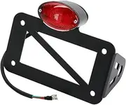 License Plate Tail Light Holder For Suzuki Universal Side Mount Motorcycle Registration Plate Holder License Plate Holder Bracket With LED Rear Light