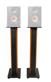 Rockville 36” Studio Monitor Speaker Stands For Pioneer DJ Bulit6
