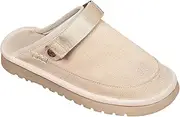 [Ｓｉｍｈｏａ] Suede Clogs Men Women Adults Autumn AntiSlip Slip on Closed Toe House Sandals