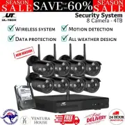 UL-TECH Wireless CCTV Camera Security System 1080P Home Outdoor Surveillance 8CH