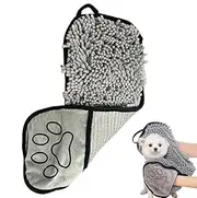 Puppy Bathing Supplies, Absorbent Dog Towel, 21X7 Inch Quick Drying Pet Robes Washable Puppy Washing for Puppy Cats