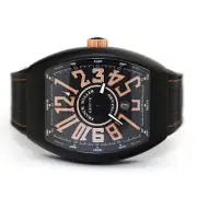 Franck Muller Vanguard Black Titanium Wristwatch V45 SC DT TT NR BR NR Gold