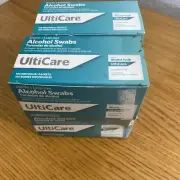 Ultimate Alcohol Prep Pads Swabs Wipes - 4Box 400 Isopropyl Wipes