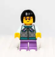 LEGO Minifigure Child Girl Silver Jacket, Chinese New Year 80108 (hol262)