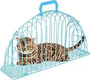 GANAZONO Reusable Cat Bathing Cage Pet Showering Cage Anti-Scratch Wear-Resistant Fine Workmanship for Cat Grooming 1pc