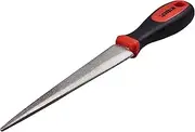 Amtech E2556 Diamond Sharpening File for Scissors, Knives and Garden Tools, 2-Sided Flat and Curved