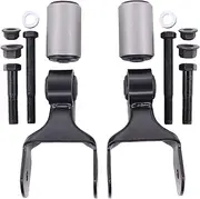 NewYall Front Frontward Left and Right Leaf Spring Shackle Bracket Kit