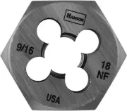 IRWIN DIE 9/16-18NF 1 7/16 S.H. HANSON HAN6849