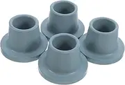 4pcs Shower Chair Rubber Feet Nursing Home Use Anti-Slip Bath Chair Leg Caps Replacement Angled Tips for Stability 28.5mm Hole Diameter