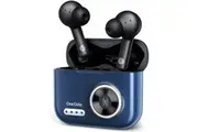 True Wireless Earbuds, OneOdio F2 Hi-Fi Stereo Headphones with Mics, Ergonomic Design, 48H Playtime, Portable Charging Case for Workout, Home, Office, Travel (F2-Blue1)
