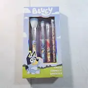 Ludo Studio Bluey 4 Piece Cosmetic Brush Set NIB