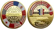 Anniversary Challenge Coin - 80th Celebration Coin - D Day 80th Anniversary Challenge Coin - Unique Decorations for 80Th World War Ii Anniversary A Piece of History