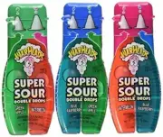6 x 30ml Warheads Super Sour Double Drops Candy Lollies