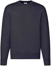 [Fruit of the Loom] Mens Premium Drop Shoulder Sweatshirt (UK Size: 3XL) (Deep Navy)