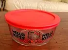 Corelle Hello Kitty dinnerware set, Pyrex Measuring Cup, Containers, Meal Mug