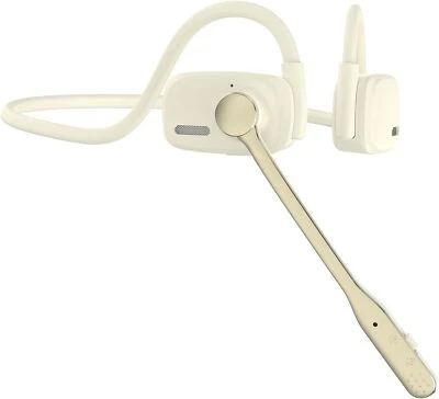 Bluetooth Headphones Wireless Headphones with Noise Cancelling Mic (Beige)