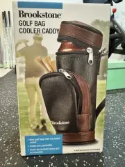 Brookstone Golf Bag Cooler Caddy - Insulated Mini Bag Holds One Can/Bottle