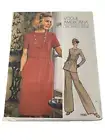 VTG Vogue Americana Pattern 1100 Geoffrey Been Dress Tunic and pants Sz 8 UNCUT