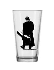 Johnny Cash - Rock and Roll - Country - 16oz Pint Beer Glass Barware Seltzer 202
