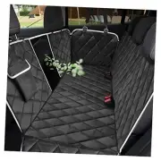 Dog Car Seat Cover,Waterproof with Mesh Window and Storage Pocket,Durable