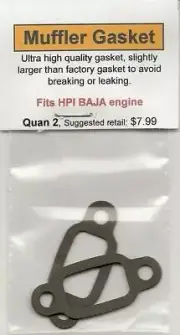 HPI Baja Exhaust/Muffler Gasket 2 Pack NIP