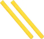 Alasum 2pcs Drumstick Covers Silicone Mute Drumstick Head Protectors for Quiet Practice Drum Supplies for Musicians Durable and Easy to Use